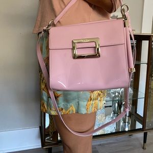 Roger Vivier Pink Leather Handbag